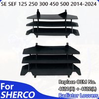 OTOM Motorcycle Radiator Radiator Louvers 14-24 For Sherco SE SEF 125 250 300 450 500 Plastic Air Guide Radiator Air Deflector