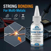 Sikezhan 30ml Solder Liquid Pro Grade Premium Flux for Electronics, Welds in Seconds! Perfect for PCB, Copper, Steel Repair.