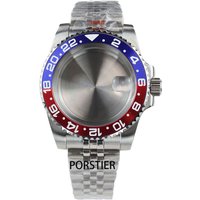 40mm Watch Case 904L Stainless steel Jubilee bracelet Sapphire Glass for Seiko NH34 NH35 /36 Movement GMT Yacht-Master Cases image 4