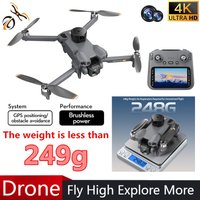 AE51 4K HD Brushless Quadcopter Aerial Photography Drone with Obstacle Avoidance with Large Screen Remote Control Toy Aircraft