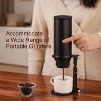 Adjustable coffee machine bracket aluminum alloy drip filter coffee machine base folding filter bracket