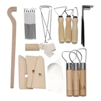 10 Pieces/set of Ceramic Repair Blank Sculpture Making Tools DIY Pottery Clay Carving Handicraft Details Finishing Molding Tools