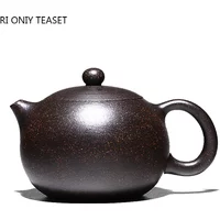 Yixing Purple Clay Teapot Famous Handmade Ball Hole Filter Xishi Tea Pot Chinese Authentic Zisha Tea Set Kettle Customized Gifts