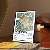 The S-Stones Roses Poster Album Art Cover Songs Music Rap Wall Waterproof Paper Sticker For Living Room Home Decor