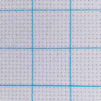 Cross-Stitch Pure Cotton Fabric 14CT Pure Cotton Water-Soluble No-Grid Fabric Hand-Made DIY Embroidery Cross Stitch Aida