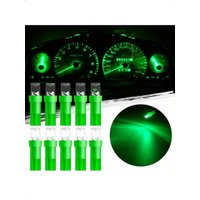 10pcs T5 73 LED Car Dashboard Lights T5 W1.2W 286 LED Instrument Dash Light Bulbs Car Interior Lamps White Red Yellow Blue Green