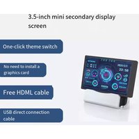 New 3.5 Inch IPS Type-C Secondary Screen USB Display For PC CPU GPU RAM HDD Data Monitor With Type-C Dock