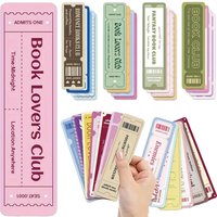 30pcs book lovers Art Bookmarks, Creative Art Materials Reading Paper Bookmarks DIY Bookmarks