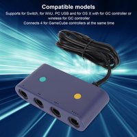 for Gamecube to PC Converter for Gamecube Controller Adapter 3 in 1 Game Controller Converter for Wiiu for Switch PC