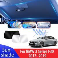 Car Sun Visor For BMW 3 Series F30 2012~2019 2014 2016 2018 Auto Front Windshield Sunshade Heat Insulation Summer Accessories