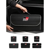 Car Trunk Organizer Felt Stowing Bag Tools Storage Box Accessories For Toyota Crown GR Corolla YARIS L Auris C-HR Hilux Vios Rav