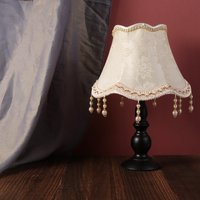 Table Bedroom Decoration E27 Table Lamp Shade European Style 25CM Wall Lamp Cover Retro Shading Floor Lamp Dust Cover Wall Lamp