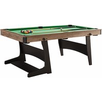 Factory Direct 6ft 3-in-1 Foldable Pool Table with Folding Legs