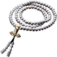 Outdoor Buddha Beads Self Defense Hand Chain Necklace Full Chain Personal Protection Supplies Tactical Necklaces Car Pendants