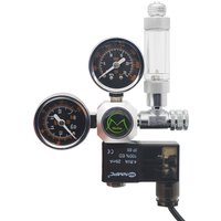 Aquarium CO2 Regulator Magnetic Solenoid Check Valve Fish Tank Plants Accessories DIY CO2 Control System Reactor Generator Kit
