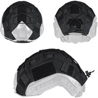 Tactical Helmet Cover - CP Camouflage, 1000D Nylon, Military Hunting Accessories with Elastic Rope (Helmet Not Included)