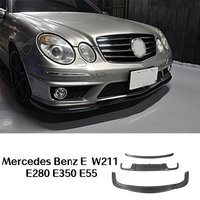 Carbon Fiber Body Kit For Mercedes Benz E W211 E280 E350 E55 E63 2003-2008 Front Lip Rear Diffuser Bumper Bar Spoiler