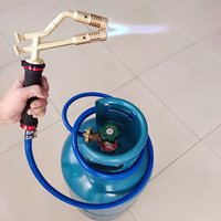 High Temperature Welding Torch Liquefied Petroleum Gas Fire Gun Home Grilled Steak Flamethrower Aluminum Copper Pipe Welding Gun