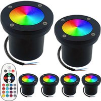 RGB ciepły biały LED podziemne lampy wodoodporny światło krajobrazu 10W W lampa gruntowa ścieżka ogród ogrodzenie podwórka Deck zewnętrzny reflektor punktowy