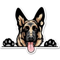 Smiling German Shepherd Goldendoodle Black Lab Cane Corso White Bull Terrier Dog Car Stickers Breed Refrigerator