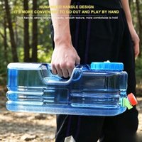 5.5L/10L Portable Outdoor Water Tank with Faucet, Water Bucket for Camping Picnic & Driving