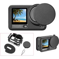 Case for DJI Osmo Action 6 Silicone Cover With Lens Protective Cap for DJI Osmo Action6 Anti-scratch Protector Shell Accessorie