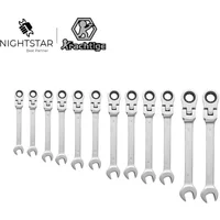 6mm 7mm 8mm 9mm 10mm 11mm 12mm 13mm 14mm 15mm 16mm 17mm 18mm 19mm Reversible Ratchet Wrench Ratcheting Socket Spanner Nut Tools