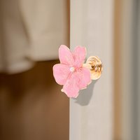Flower Handle Dresser Drawer Handles Cupboard Door Pull Elegant Knobs Cabinet Brooch