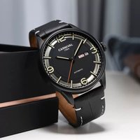 Karneval Top Marke Luxus Miyota Uhrwerk mechanische Uhren für Herren Mode Leder Saphirglas leuchtende Automatik uhr