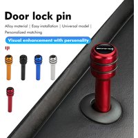2/4pcs Car Security Window Door Lock Pull Pins Aluminum Interior For Mercedes Benz AMG A B C E S G Class W201 W210 W108 W205