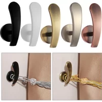 2pcs/set Retro Hold Practical Durable Curtain Holder Wall Hanger Curtain Holdback Mounted Metal Hooks