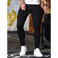 Men Jeans Skyblue Black Zipper Stretch Jeans Casual Slim Fit Trousers Male Plus Size Pencil Pants Denim Skinny Jeans for Men
