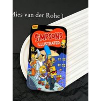 Anime T-The Simpson Family ID Card Holder Lanyard Covers Women Men Work Permit Holder Students Kids Bus Cards Case