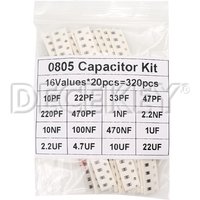 36Values 1pF-10uF Electronic Capacitor set 1206 SMD Ceramic Capacitors assortment kit 22PF 47PF 22NF 100NF 2.2UF 4.7UF 0603 0805