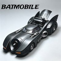 1:32 Batmobile Model Car Toy Shock Absorption Classic Movie Supercar Models Metal Diecast Doors Opened Toys Gifts for Adults