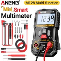 Multifunction Mini Multimeter ANENG M128 6000 Count AC/DC Voltage Current Resistance Capacitor NCV Voltage Induction Tester Tool