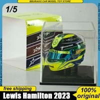 Spark 1/5 Lewis Hamilton 2023 & 2019 Brazilian Gp Helmet Replica Official Licensed F1 Collectible Model With Display Case Toys