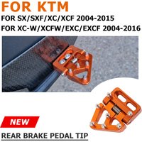 Motorcycle Folding Rear Brake Pedal Step Tip Plate For KTM SX SXF XC XCF XCW XCFW EXC EXCF 125 200 250 300 350 400 450 500 530