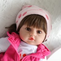 Reborn Toddler Dolls 22 inch 60cm Soft Silicone Vinyl Realistic Reborn Dolls Girls
