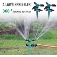 2pcs 360° Rotating Garden Sprinkler, Automatic Watering System for Agricultural & Lawn Irrigation, Water Saving Sprayer