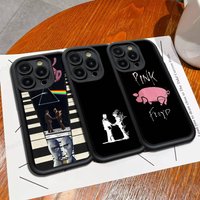 Rock Band P-Pink F-Floyd For IPhone 17 15 13 12 11 14 Pro Max X XR XS 16 Plus Shockproof Candy Back Cover