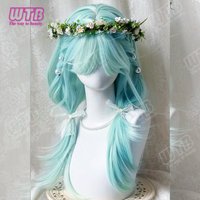 WTB Mint Green Straight Synthetic Lolita Wig with Bangs Suitable for Women and Girls to Wear for Holidays Role-Playing and More