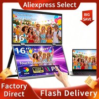 16inch Light touch portable Dual Touch screen Monitor 60Hz IPS HDMI/UBS-C Dual Screen For Laptop for Home Office and Gaming