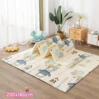 2cm Thick Double Sided Pattern Baby Activity Gym Crawling Play Mat Anti-slip and Anti-fall Crawling Carpet Baby Play Mat Toys