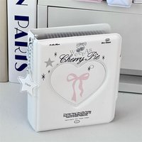 Cute Japanese Style Card Album 3 Inch Mini Idol Card Collect Book with 16 Internal Pages PVC Postcard Book Unisex