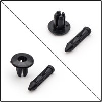 20pcs Motorcycle Plastic Fairing Rivet Setting Panel Fastener Clips 6mm Push Pin Fastener For Honda Yamaha Suzuki Kawasaki
