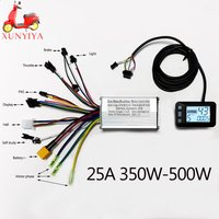 AliExpress NONE 24V 36V 48V Electric Bike Brushless motor Controller 350W 20-25A with UART NO.2 P3 LCD Display set for E-Scooter repair
