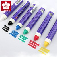 1pc Sakura Solid Paint Pen XSC Permanently Non Fading Engineering Wood Metal Marking Tire Multi-color Industrial Supplies