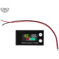 DC 8V-100V Battery Capacity Indicator Lead Acid Lithium LiFe PO4 Car Motorcycle Voltmeter Voltage Gauge 12V 24V 48V 72V