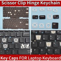 Replacement Keycaps Scissor Clip Hinge For Dell Latitude 7380 7389 7390 7280 7290 5280 5290 key caps keyboard Keychain